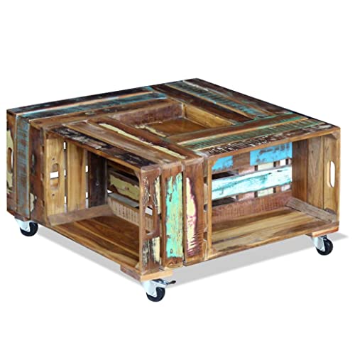 Hommdiy Couchtisch Altholz 70x70x35 cm Hommdiy Couchtisch Altholz 70x70x35 cm von Hommdiy