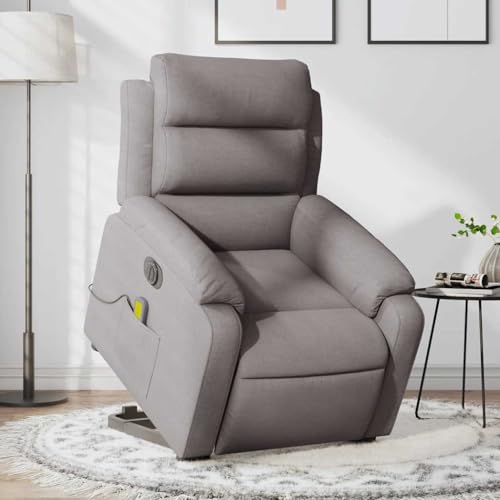 Hommdiy Elektrischer Massagesessel mit Aufstehhilfe Taupe Stoff Hommdiy Elektrischer Massagesessel mit Aufstehhilfe Taupe Stoff von Hommdiy