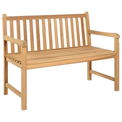Hommdiy Gartenbank 114 cm Massivholz Teak von Hommdiy