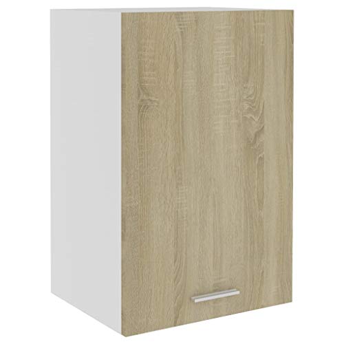 Hommdiy Hängeschrank Lyon Sonoma-Eiche 39,5x31x60 cm Küchenschrank Holzwerkstoff Küchenzeile Küchenmöbel Unterschrank Küchenunterschrank Schrank von Hommdiy