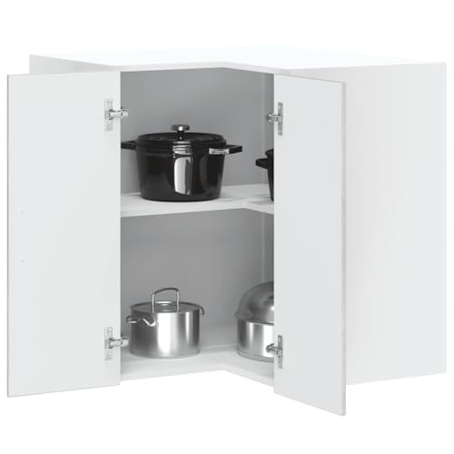 Hommdiy Küchen-Eckhängeschrank Kalmar Betongrau Schrank Küchenschrank Holzwerkstoff Küchenzeile Küchenmöbel Unterschrank 1x Hängeeckschrank 57 x 57 x 60 cm Hommdiy Küchen-Eckhängeschrank Kalmar Betongrau Schrank Küchenschrank Holzwerkstoff Küchenzeile Küchenmöbel Unterschrank 1x Hängeeckschrank 57 x 57 x 60 cm von Hommdiy