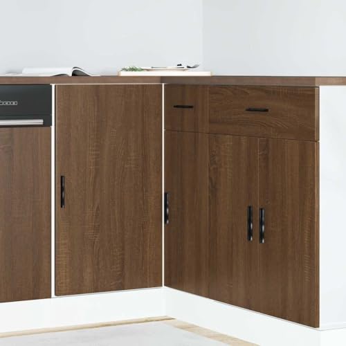Hommdiy Küchenunterschrank Lyon Braun Eichen-Optik Küchenschrank Holzwerkstoff Küchenzeile Küchenmöbel Unterschrank Küchenunterschrank Schrank Hommdiy Küchenunterschrank Lyon Braun Eichen-Optik Küchenschrank Holzwerkstoff Küchenzeile Küchenmöbel Unterschrank Küchenunterschrank Schrank von Hommdiy