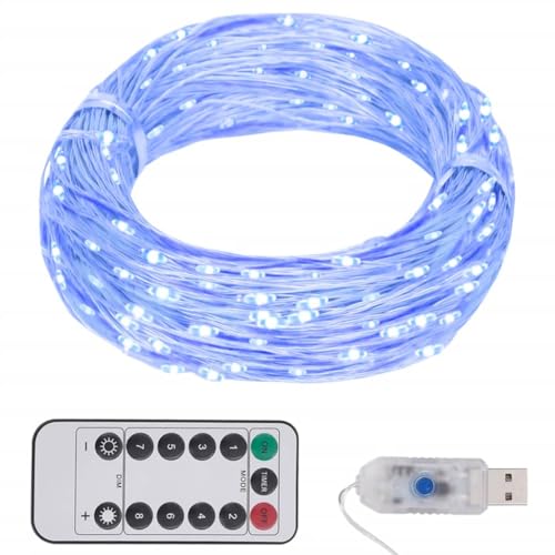 Hommdiy LED-Lichterkette mit 150 LEDs Blau 15 m Hommdiy LED-Lichterkette mit 150 LEDs Blau 15 m von Hommdiy