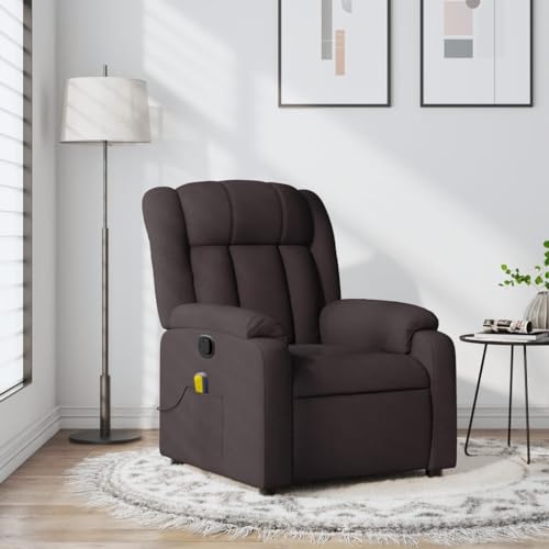Hommdiy Massagesessel Dunkelbraun Stoff Indoor Massagestuhl Liegestuhl Schlafzimmer Hommdiy Massagesessel Dunkelbraun Stoff Indoor Massagestuhl Liegestuhl Schlafzimmer von Hommdiy