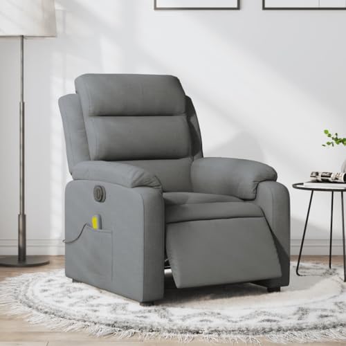Hommdiy Massagesessel Elektrisch Dunkelgrau Indoor-Familien Massagestuhl Liegestuhl Stoff Hommdiy Massagesessel Elektrisch Dunkelgrau Indoor-Familien Massagestuhl Liegestuhl Stoff von Hommdiy