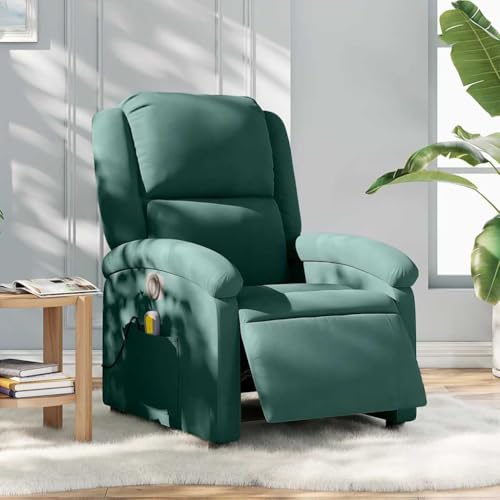Hommdiy Massagesessel Elektrisch Dunkelgrün Samt Wohnzimmer relaxsessel Massage Sessel Relax Chair Elektrischer Massagestuhl Hommdiy Massagesessel Elektrisch Dunkelgrün Samt Wohnzimmer relaxsessel Massage Sessel Relax Chair Elektrischer Massagestuhl von Hommdiy
