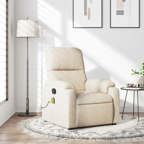 Hommdiy Massagesessel Fernsehsessel Relaxsessel mit Liegefunktion Beige Mikrofasergewebe Hommdiy Massagesessel Fernsehsessel Relaxsessel mit Liegefunktion Beige Mikrofasergewebe von Hommdiy