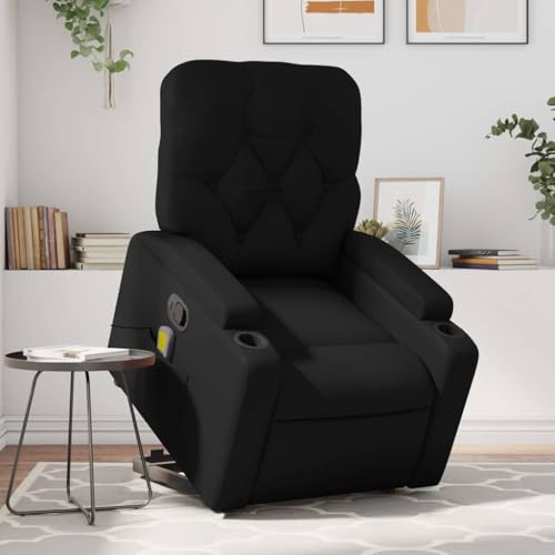 Hommdiy Massagesessel Fernsehsessel Relaxsessel mit Liegefunktion Liegesessel mit Aufstehhilfe Schwarz Kunstleder Hommdiy Massagesessel Fernsehsessel Relaxsessel mit Liegefunktion Liegesessel mit Aufstehhilfe Schwarz Kunstleder von Hommdiy
