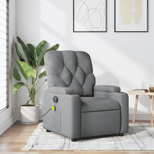 Hommdiy Massagesessel Hellgrau Indoor Massagesessel Schlafzimmer Stoff von Hommdiy