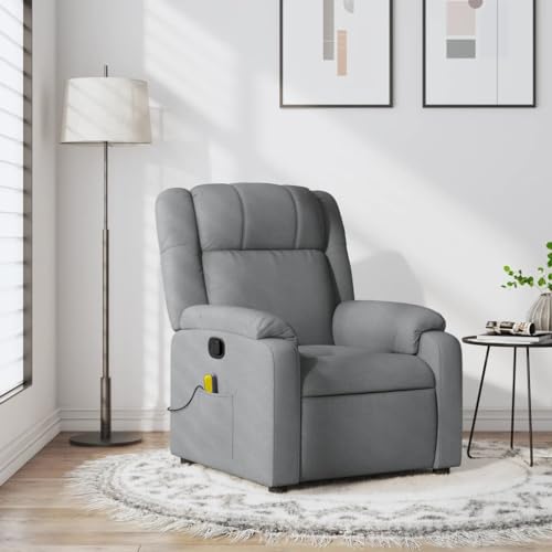 Hommdiy Massagesessel Hellgrau Indoor Stoff Massagestuhl Liegestuhl Schlafzimmer Hommdiy Massagesessel Hellgrau Indoor Stoff Massagestuhl Liegestuhl Schlafzimmer von Hommdiy