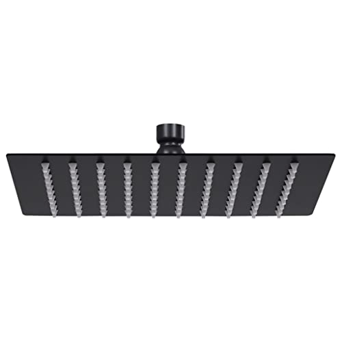 Hommdiy Regenbrause Anti-Kalk-Düsen Brausekopf Duschkopf Kopfbrause Regendusche Duschbrause Wand Decke Edelstahl,Schwarz,20 x 20 cm Hommdiy Regenbrause Anti-Kalk-Düsen Brausekopf Duschkopf Kopfbrause Regendusche Duschbrause Wand Decke Edelstahl,Schwarz,20 x 20 cm von Hommdiy
