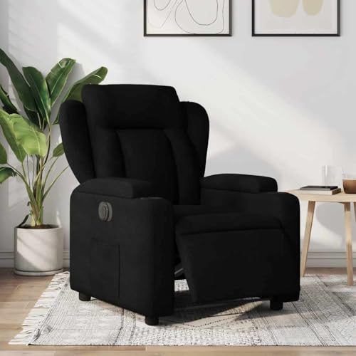 Hommdiy Relaxsessel Fernsehsessel Liegefunktion Elektrisch Schwarz Stoff Hommdiy Relaxsessel Fernsehsessel Liegefunktion Elektrisch Schwarz Stoff von Hommdiy