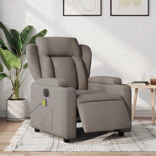 Hommdiy Relaxsessel Massagesessel Fernsehsessel Liegefunktion Elektrisch Taupe Stoff Hommdiy Relaxsessel Massagesessel Fernsehsessel Liegefunktion Elektrisch Taupe Stoff von Hommdiy
