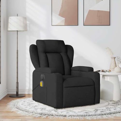 Hommdiy Relaxsessel Massagesessel Fernsehsessel Liegefunktion Schwarz Stoff Hommdiy Relaxsessel Massagesessel Fernsehsessel Liegefunktion Schwarz Stoff von Hommdiy