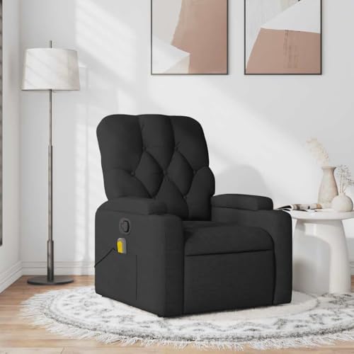 Hommdiy Relaxsessel Massagesessel Fernsehsessel mit Liegefunktion TV Sessel für Wohnzimmer Schwarz Geknöpfte Version Hommdiy Relaxsessel Massagesessel Fernsehsessel mit Liegefunktion TV Sessel für Wohnzimmer Schwarz Geknöpfte Version von Hommdiy