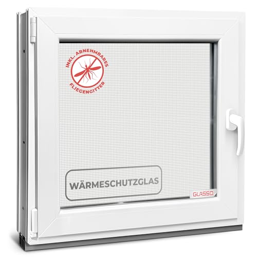 Kellerfenster 110x80 cm 2 fach Verglasung - Alle Größen Kunststofffenster 60mm Profil -Din Links- BxH: 1100x800mm Perfekt für Fenster Gartenhaus, Garagenfenster, Hauskeller mit Dreh-Kipp System Kellerfenster 110x80 cm 2 fach Verglasung - Alle Größen Kunststofffenster 60mm Profil -Din Links- BxH: 1100x800mm Perfekt für Fenster Gartenhaus, Garagenfenster, Hauskeller mit Dreh-Kipp System von Hommler