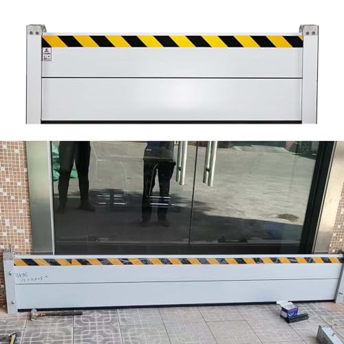 Homnova Hochwasserschutz Barriere Tür, Hochwasserschutz, Türflutprävention, Für Unterirdische Gänge, Fabriken Und Garageneinträge,H40cm,(L) 230cm von Homnova