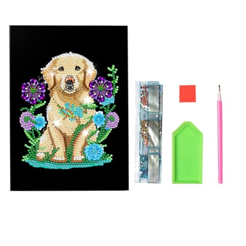 Homorro Diamond Painting Erwachsene Diamant Notizbuch Notebook Journal A5 Geschenke Tiere Buch Basteln Schreibheft Geburtstag Schulsachen Geschenkideen Diy von Homorro