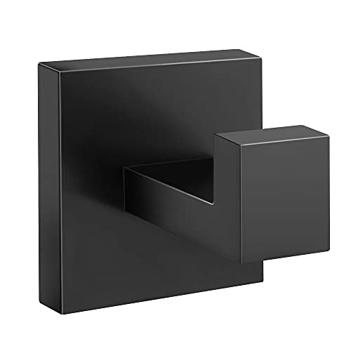 Homovater 304 Edelstahl Handtuchhaken Bohren Handtuchhalter,Wasserfest Wandhaken Bademantelhaken für Bad Toilette Küche von Homovater