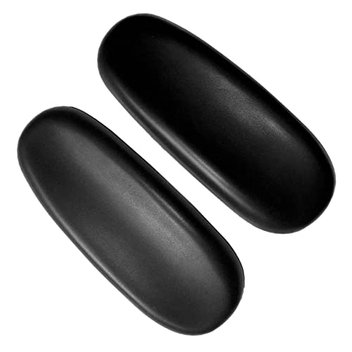 Homoyoyo 1 Paar Drehstuhl Armlehnenpolster aus PU Schaum Ergonomische Armauflagen Abnehmbar Passend für Bürostühle und Gaming Stühle Druckentlastung für Komfort von Homoyoyo