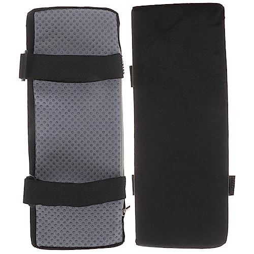 Homoyoyo 1 Paar Handläufe Erhöhungspad Abdeckung Pads Sitz Armlehne Für Back Support Stuhl Ergonomisch Stuhl Armlehnenkissen Bürostuhl Matte Stuhlunterstützung Sessel Stühle Schwarz Schwamm von Homoyoyo