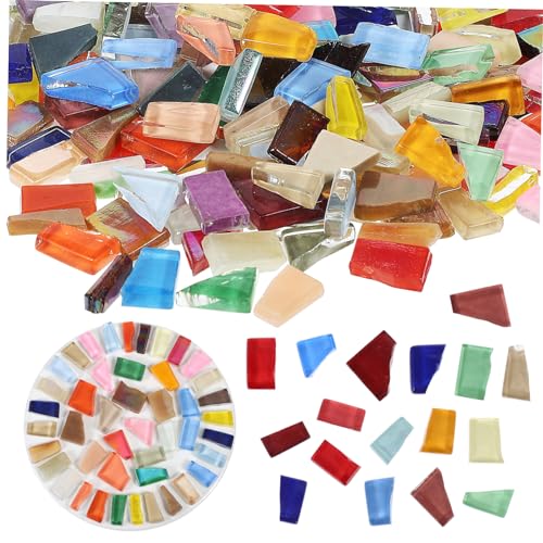 Homoyoyo 1 Packung Mosaikglasstücke Bunte Unregelmäßige DIY Fliesen für Decor Projekte Vielseitig Anwendbar Einfach zu Verarbeiten Langlebig und Farbenfroh Homoyoyo 1 Packung Mosaikglasstücke Bunte Unregelmäßige DIY Fliesen für Decor Projekte Vielseitig Anwendbar Einfach zu Verarbeiten Langlebig und Farbenfroh von Homoyoyo