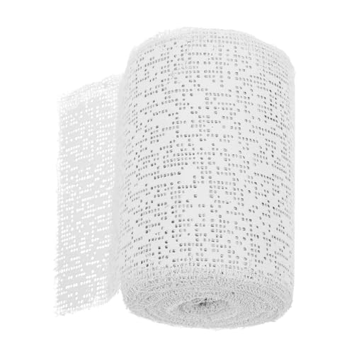 Homoyoyo 1 Rolle Rollen Landschaftsbau Gipstuch selber Machen Gipstuch für Bastelarbeiten Mumienwickeltuch Gips Gipsverbände basteln Pflasterstreifen Stoff Weiß von Homoyoyo