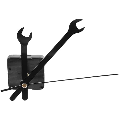 Homoyoyo 1 Satz DIY Uhrwerk Set für Wanduhr Austauschbares Quarzwerk Geräuschlos Werkzeuge und Zeiger für Reparaturen und Bastelprojekte von Homoyoyo