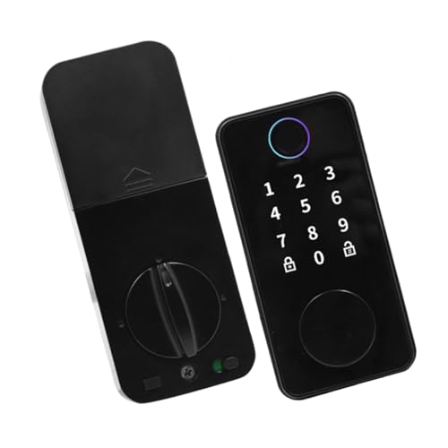 Homoyoyo 1 Satz Fingerabdruck Türschloss Kunststoff Elektronisches Mehrfach Zugangssystem für Zuhause Büro und Schlafzimmer Fingerprint Passwort Kartenleser von Homoyoyo