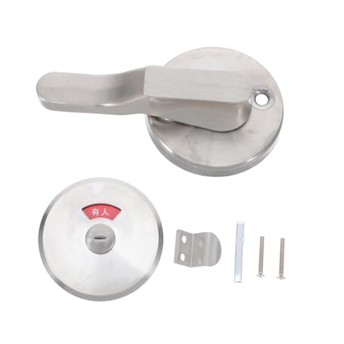 Homoyoyo 1 Satz Privatsphäre Indikator Latch für Toiletten Robuste Türverriegelung mit Besetzt und Anzeige Effektive Lösung für Sanitäranlagen von Homoyoyo