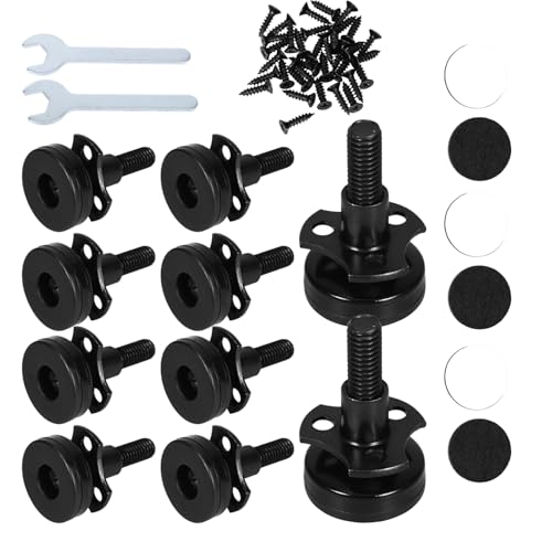 Homoyoyo 1 Satz Verstellbare Möbel Nivellierfüße Teiliges für Tisch Stuhl Sofa Schrank Einfache DIY Installation Stabiler Halt Geeignet für Unebene Böden Schwarz Homoyoyo 1 Satz Verstellbare Möbel Nivellierfüße Teiliges für Tisch Stuhl Sofa Schrank Einfache DIY Installation Stabiler Halt Geeignet für Unebene Böden Schwarz von Homoyoyo