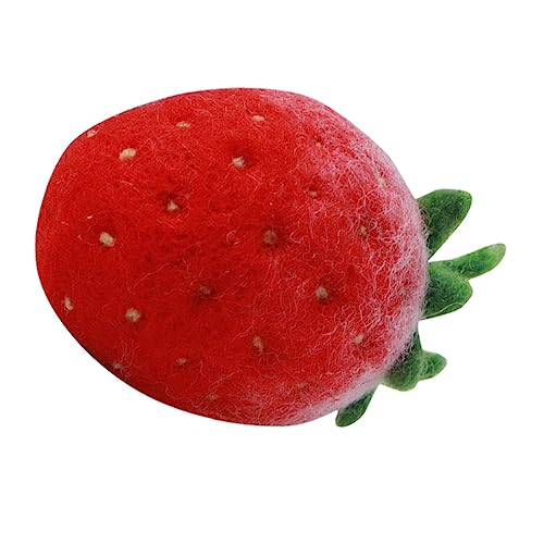 Homoyoyo 1 Satz Wollfilzanhänger Handgefertigt Obst Früchte Filzen Verfilzt Trauben Klein Code Ornament Dekorativ Gefühlte Frucht Dekorationen Material Heimdekoration Wollvorgarn Wolle von Homoyoyo