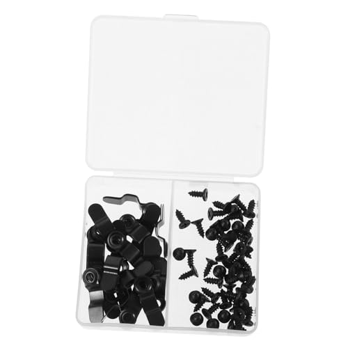 Homoyoyo 1 Schachtel Bilderrahmen Drehknöpfe Metall Clips für Bilderrahmen Rückhalte Elemente mit Schrauben für Verschiedene Rahmenstile und Praktische Aufbewahrungsbox von Homoyoyo
