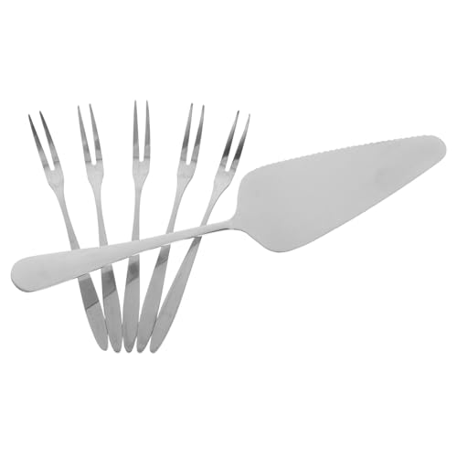 Homoyoyo 1 Set Kuchenbesteck Set Robuste Gabeln Wiederverwendbare Utensilien Metallgabeln Kuchengabel Obstgabel Dessertgabeln Vorspeisengabeln Wüstengabeln Hochzeitstortenmesser von Homoyoyo