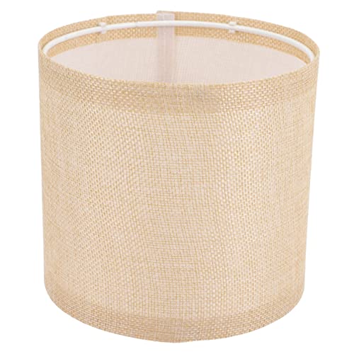 Homoyoyo 1 Stück Abnehmbarer Lampenschirm Jute für Tischlampe Stehlampe und Hängelampe Dekorativer Lichtschutz für Wohnzimmer und Schlafzimmer von Homoyoyo