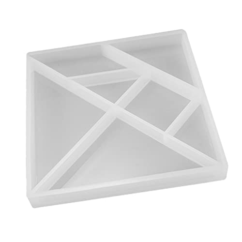 Homoyoyo 1 Stück DIY Silikonform für Kristall Drop Jigsaw Puzzle Epoxidharz Gießform Flexibel und Leicht zu Reinigen für Kreative Bastelprojekte und für Familie und von Homoyoyo