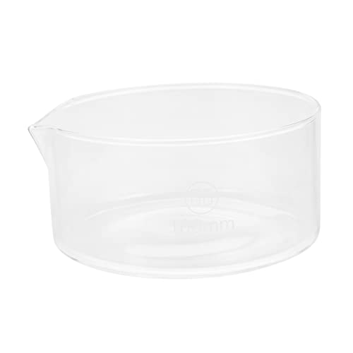 Homoyoyo 1 Stück Glasschale kristallisieren gießen Laborgeschirr Ausrüstung Chemische Glaswaren Kristallisationsschale aus Glas Kristallisationsschale mit Ausguss Laborglaswaren Transparent von Homoyoyo