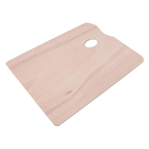 Homoyoyo 1 Stück Holzpalette Ölgemälde Ölgemälde Tablett Quadratische Palette Zum Malen Palettenbrett Tablettpalette Quadratische Kunst von Homoyoyo