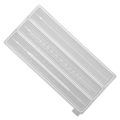 Homoyoyo 1 Stück Räucherdraht Formhalter Epoxidharz Mondphasenform Mondphasenform Räucherstäbchenständerform Silikon Mondform DIY Silikonform DIY Werkzeug Kieselgel Weiß von Homoyoyo
