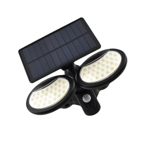 Homoyoyo 1 Stück Solar Wandleuchte mit Dual LED und Bewegungsmelder Einstellbare Betriebsmodi für Garten Garage Terrasse und und Installieren von Homoyoyo