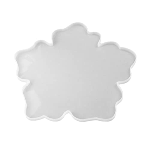 Homoyoyo 1 Stück Untersetzerform Drinnen Geformt Silikonform Formschalen Wiederverwendbar Blume Untersetzer Selber Machen Formen Herstellen Home Diy Untersetzer Basisformen Weiß von Homoyoyo