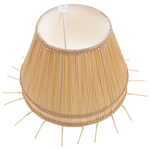 Homoyoyo 1 Stück Vintage Stofflampenschirm für Tisch und Stehlampe Hochwertiger Lampenschutz Apricot mit Unterkante Fassung für Gemütliche Beleuchtung und Stilvolle Homoyoyo 1 Stück Vintage Stofflampenschirm für Tisch und Stehlampe Hochwertiger Lampenschutz Apricot mit Unterkante Fassung für Gemütliche Beleuchtung und Stilvolle von Homoyoyo