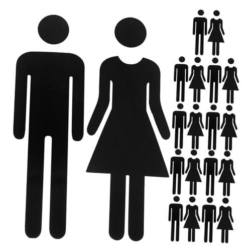 Homoyoyo 10 Sätze Acryl Badezimmer Schilder Selbstklebend Geschlechterkennzeichnung Toilettentür Aufkleber Männer Damen Wc Hinweis Spiegel Für Büro Hotel Restaurant Homoyoyo 10 Sätze Acryl Badezimmer Schilder Selbstklebend Geschlechterkennzeichnung Toilettentür Aufkleber Männer Damen Wc Hinweis Spiegel Für Büro Hotel Restaurant von Homoyoyo