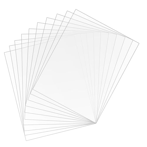 Homoyoyo 10stücke Transparente Kunststoffplatten Klare Und Präsentationsflächen Für Dekoration -projekte Und Bilderrahmen Homoyoyo 10stücke Transparente Kunststoffplatten Klare Und Präsentationsflächen Für Dekoration -projekte Und Bilderrahmen von Homoyoyo