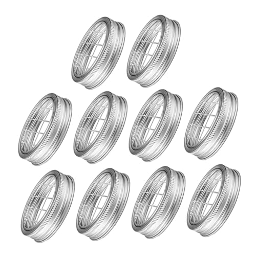 Homoyoyo 10 Stück Blumengitter für Einmachgläser Robuste Metallblumengitter für Kreative Blumenarrangements Wiederverwendbar und für Zuhause und Büro Homoyoyo 10 Stück Blumengitter für Einmachgläser Robuste Metallblumengitter für Kreative Blumenarrangements Wiederverwendbar und für Zuhause und Büro von Homoyoyo