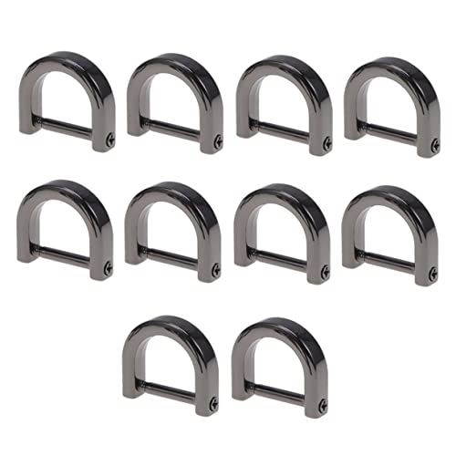 Homoyoyo 10 Stück D-Ringe Legierung Abnehmbare Schnallenclips für Handtaschen Schlüsselhalter Ersatzclip Robustes Taschenzubehör für Selbstgemacht Projekte Homoyoyo 10 Stück D-Ringe Legierung Abnehmbare Schnallenclips für Handtaschen Schlüsselhalter Ersatzclip Robustes Taschenzubehör für Selbstgemacht Projekte von Homoyoyo