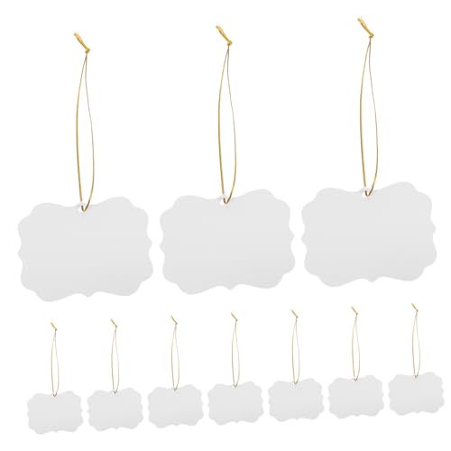 Homoyoyo 10 Stück Doppelseitige Sublimationsanhänger aus Holz Vorgelocht für Einfaches Aufhängen Glatte Oberfläche für Detailreiche Motive Langlebig und Leicht für DIY-Dekorationen und von Homoyoyo
