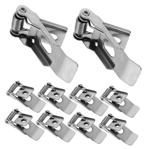 Homoyoyo 10 Stück Halteclips für Einbauleuchten Federklammern für Deckenlichter LED Panellampen Spotlights Installieren Robust und Langlebig Vielseitig Einsetzbar von Homoyoyo
