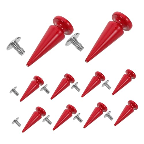 Homoyoyo 10 Stück Metal Spike Nieten Baumform Schraubnieten für DIY Lederhandwerk Stabile Langlebige Punk Spikes mit Einzigartigem Baum-Design Robustes Material für Kleidung Schuhe Taschen Homoyoyo 10 Stück Metal Spike Nieten Baumform Schraubnieten für DIY Lederhandwerk Stabile Langlebige Punk Spikes mit Einzigartigem Baum-Design Robustes Material für Kleidung Schuhe Taschen von Homoyoyo
