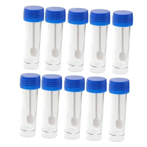 Homoyoyo 10 Stück Tasse Container Behälter Für Stuhlproben Stuhlbehälter Probenbecher Probetöpfe Hocker Probenbehälter Testbecher Musterbecher Medizinischer Behälter von Homoyoyo